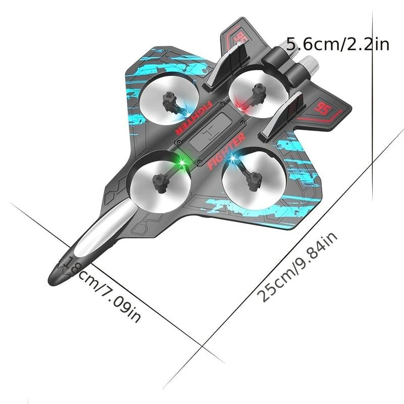 RC Drone with Remote Control, Mini Drone with LED Light, Altitude Hold Function Drone, Birthday Gift for Beginner, Ideal Gift for Boys & Girls, Quadcopter Drone, Cool Toys, Quadcopter Drone