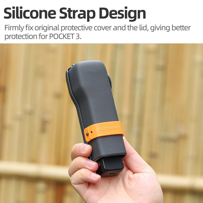 Pocket 3 Lens Cap Sunshade Cover, Gimbal Lens Screen Protective Case Compatible with DJI OSMO Pocket 3 Handheld Camera