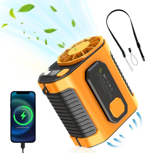 [ Freeship] Outdoor Cool Clip Fan Undershirt, Cool Clip Waist Fan,Shirt Fan Clip Outdoor, Powerful Undershirt Fan 5000Mah Edurance Outdoor Cooling Fan for Running/Hiking/Climing/Camping