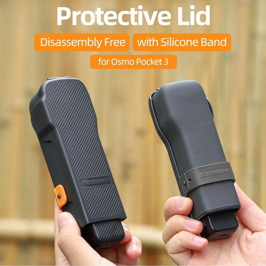 Pocket 3 Lens Cap Sunshade Cover, Gimbal Lens Screen Protective Case Compatible with DJI OSMO Pocket 3 Handheld Camera